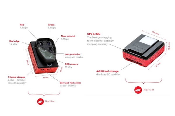 Parrot sequoia multispectral deals camera