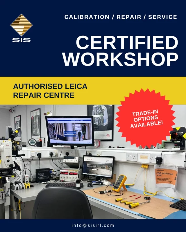 Keeping your equipment calibrated = reliable results on site. 

Our ISO-certified workshop is ready to service: 
 📌 Laser levels 
📌 Optical & digital levels 
 📌 Cable locators 
 📌 GNSS & Total Stations 

Whether it’s a routine check or a repair, we’ve got your back. 

Available in Dublin & Cork 

📅 Book your service today – we offer fast turnaround & nationwide return shipping. 

📩 info@sisirl.com 
 #SurveyEquipmentService #Calibration #ConstructionToolsIreland #SIS