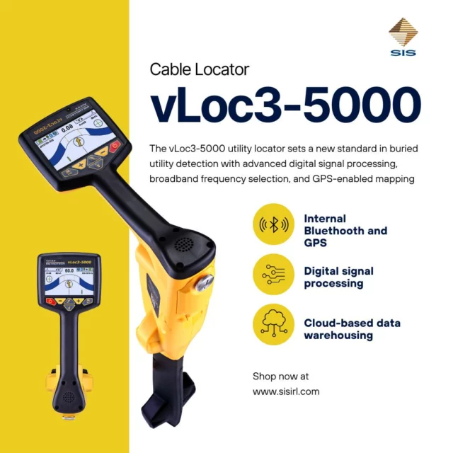 When it comes to utility locating, precision and clarity are key. The Vivax vLoc3-5000 sets a new standard with dual screened 3D antennas that detect and display signal distortion in real time. 

Its full-colour display delivers unmatched visibility in all conditions, helping operators make confident decisions on-site. 
This next-gen locator offers Vector Locate mode for fully automatic, non-walk-over detection, perfect for safer and more efficient tracing. 

With tools like the Transverse Graph, you can instantly view both peak and null signals side-by-side—ideal for assessing signal distortion. 
 The Plan View gives you a top-down perspective of the cable’s orientation, and the graphical Sonde screen includes intuitive guidance arrows—even when tracking vertical sondes. 

Ready to take your utility locating to the next level? 
 📞 Book a demo or speak with our team in Dublin or Cork today. 

Dublin: (01) 456 8650 | Cork: (021) 423 2957 

https://sisirl.com/vivax/ 

#VivaxMetrotech #vLoc35000 #UtilityDetection #CableLocators #UndergroundMapping #SIS