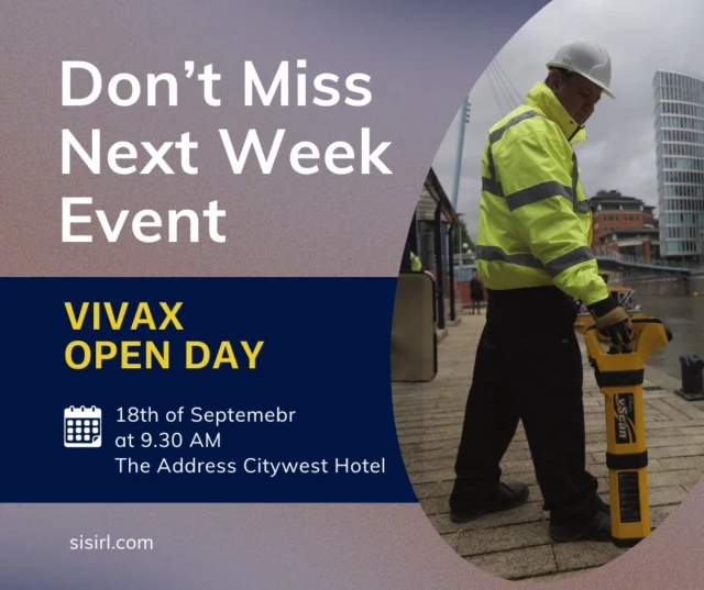 ⏳ Only one week left until our Vivax Open Day in Dublin! 

 Join us on 18th September at The Address Citywest Hotel to discover and test the latest innovations from Vivax Metrotech. 

Don’t miss your chance to be part of it – register now 👉 vivax-open-day.grwebsite.eu 

#VivaxMetrotech #OpenDay2025 #UtilitySurveying #SIS